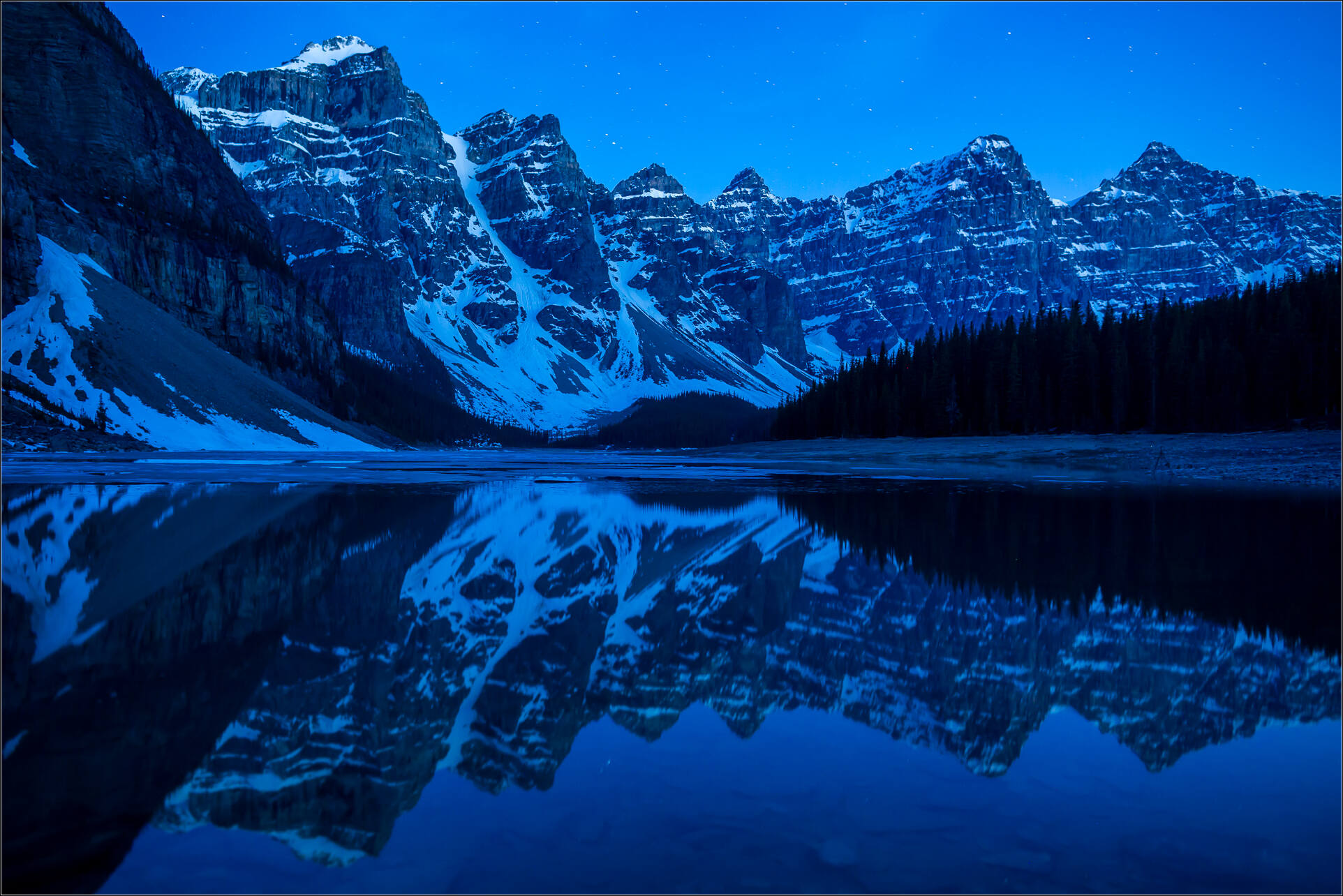 Moraine Lake Night Wallpapers