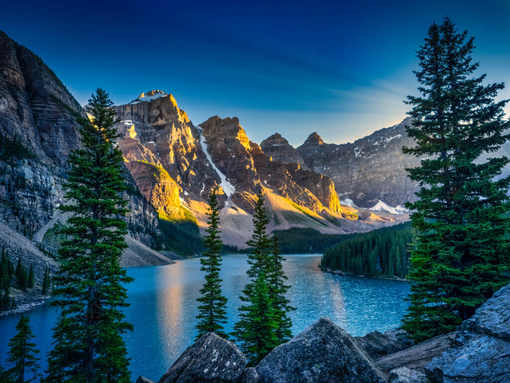 Moraine Lake Night Wallpapers