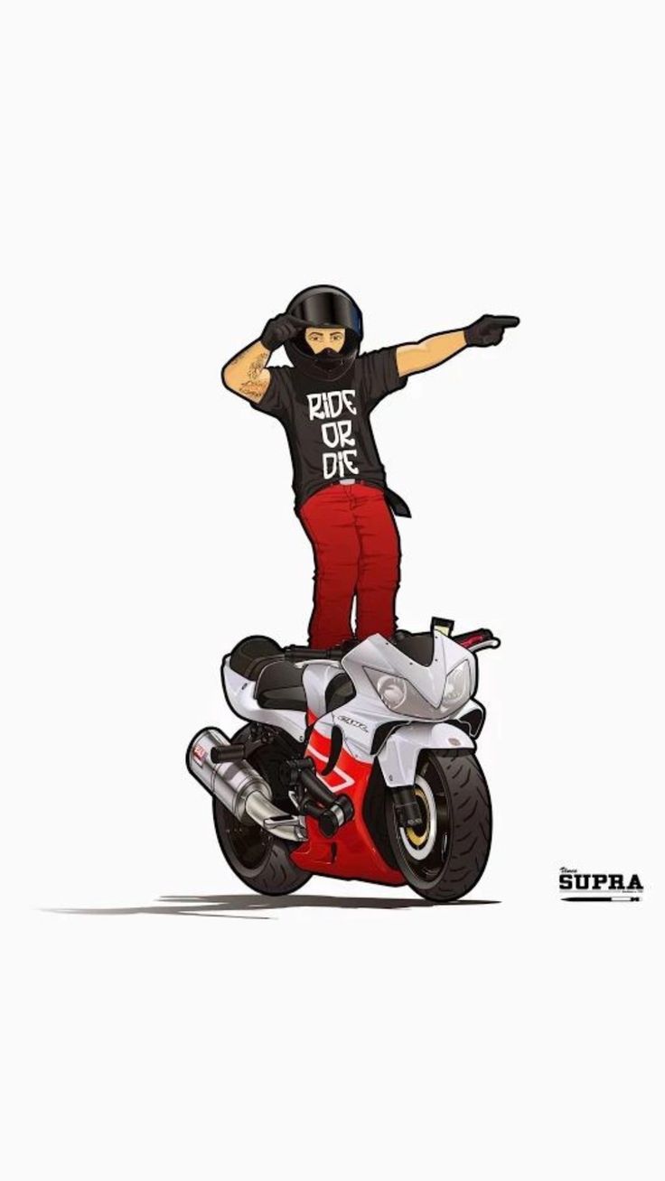 Motorcycle Images Cartoon Wallpapers