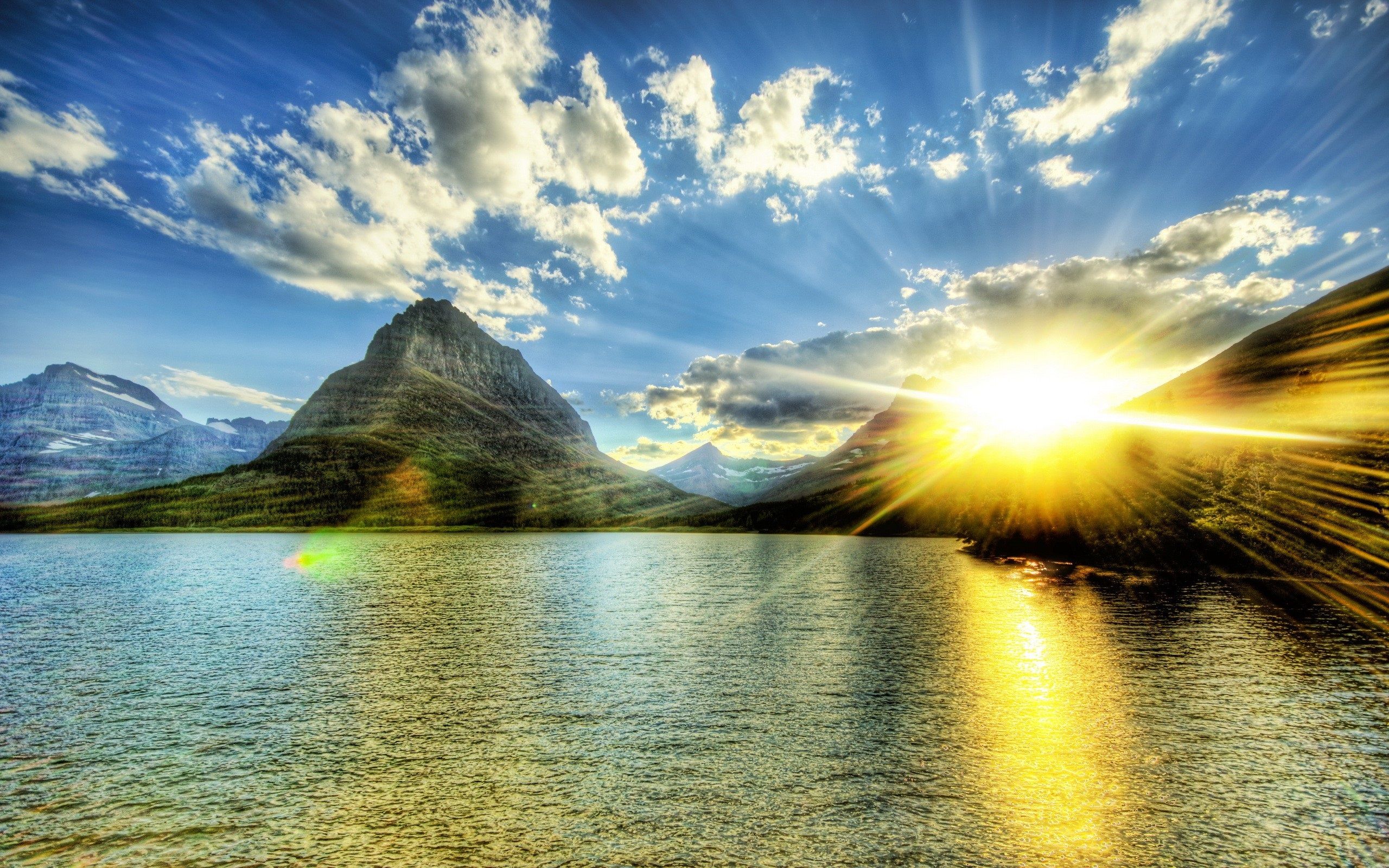 Mountain And Sun Wallpapers