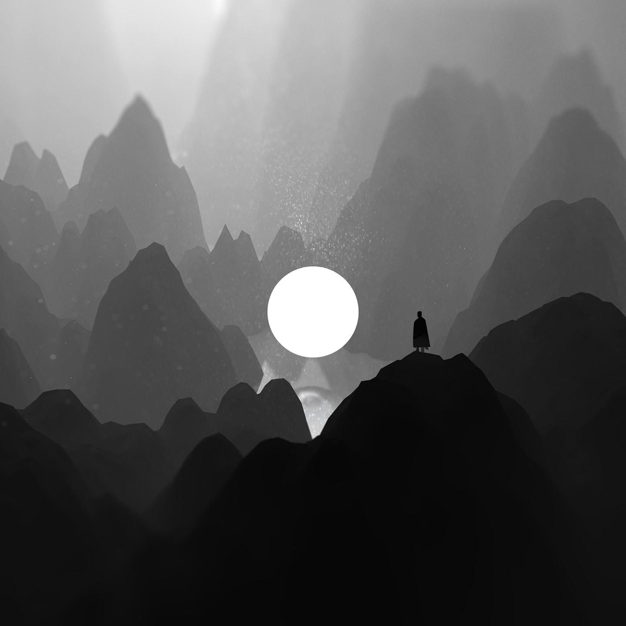 Mountains Black And White Wallpapers