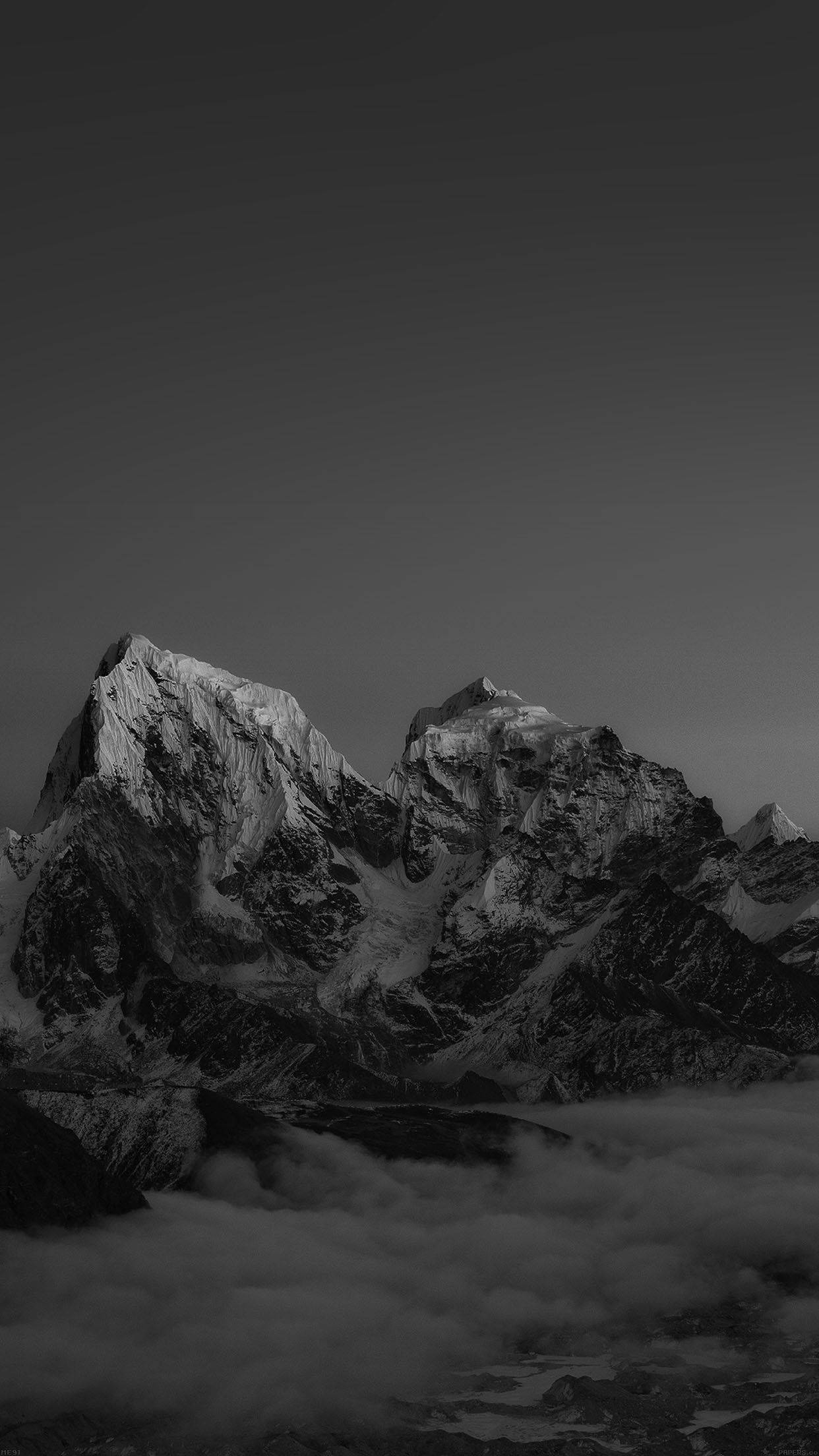 Mountains Black And White Wallpapers