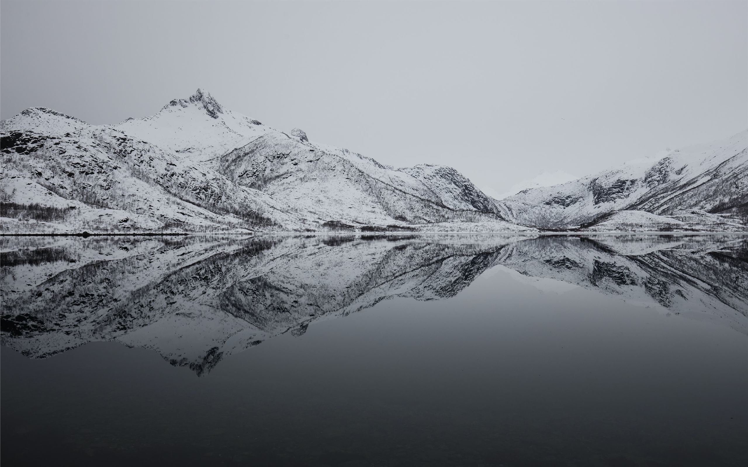 Mountains Black And White Wallpapers