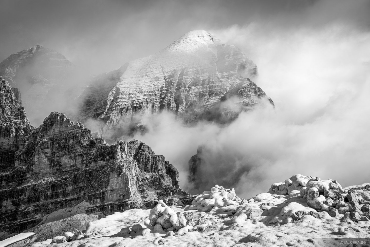 Mountains Black And White Wallpapers