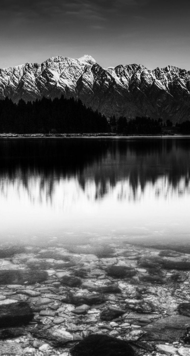 Mountains Black And White Wallpapers