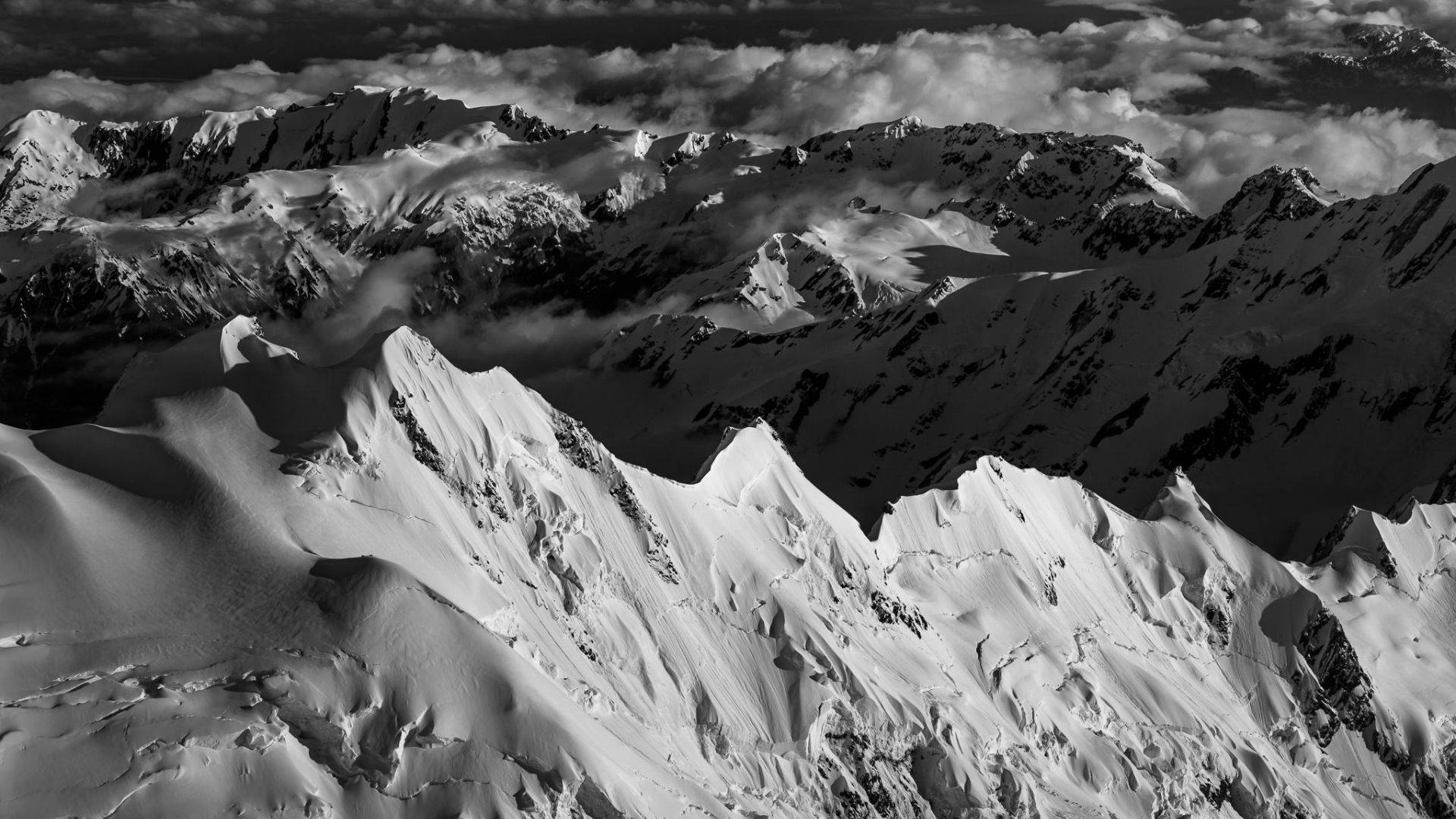 Mountains Black And White Wallpapers