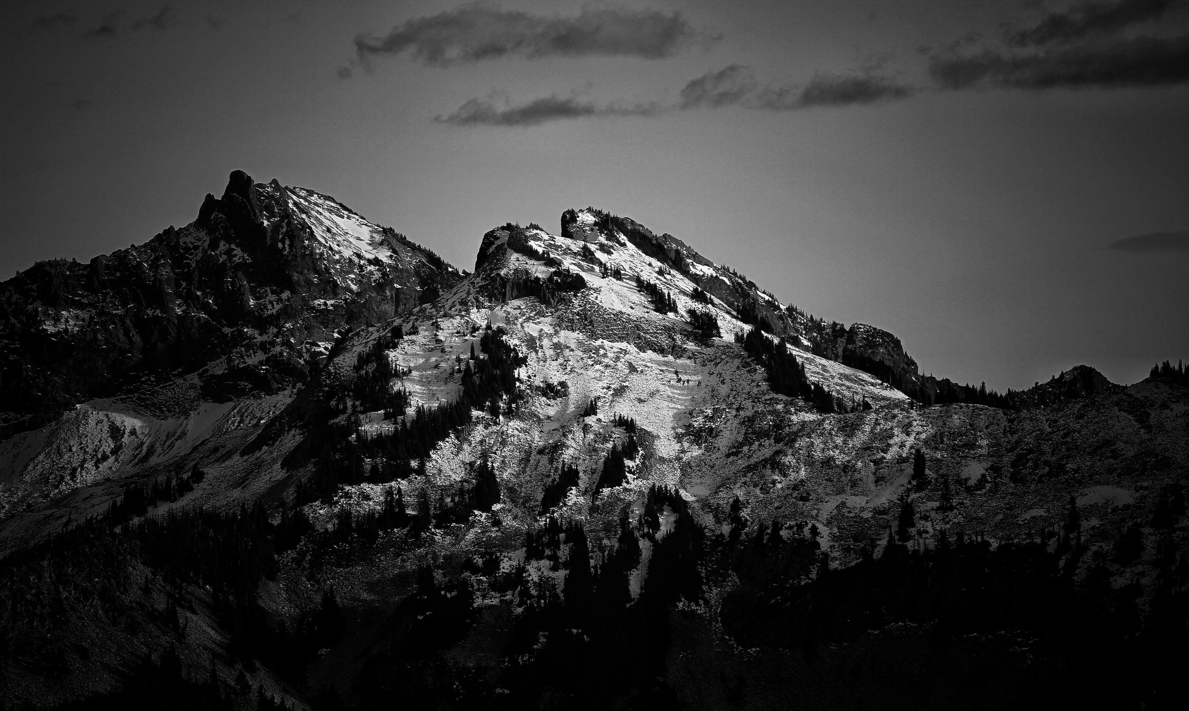 Mountains Black And White Wallpapers