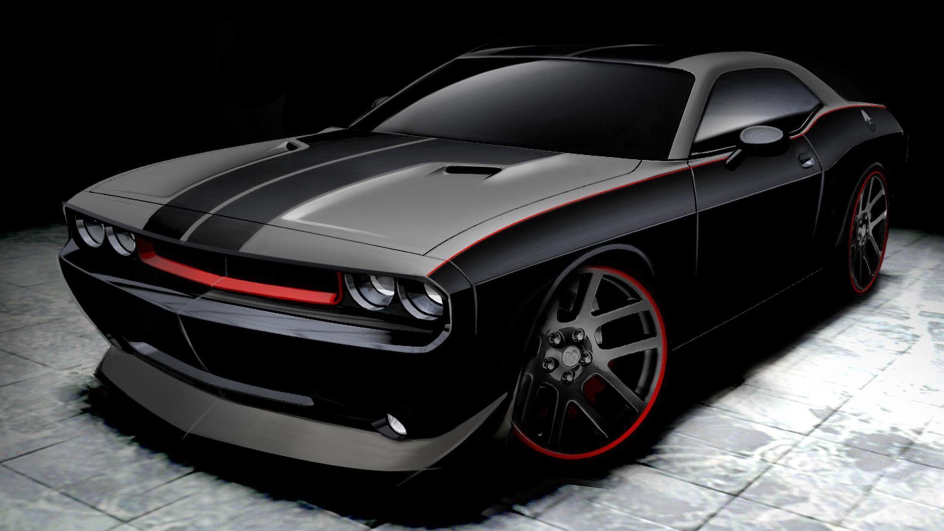 Muscle Car Border Wallpapers