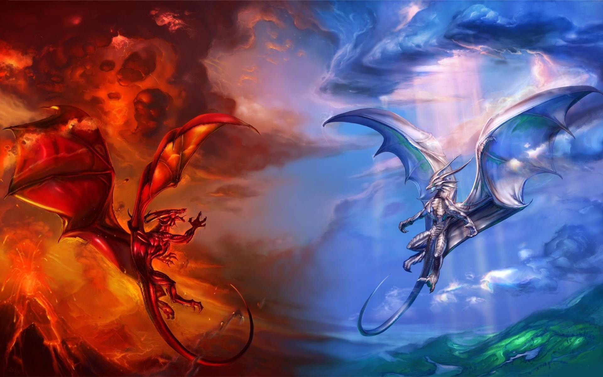 Mythical Beautiful Dragons Wallpapers