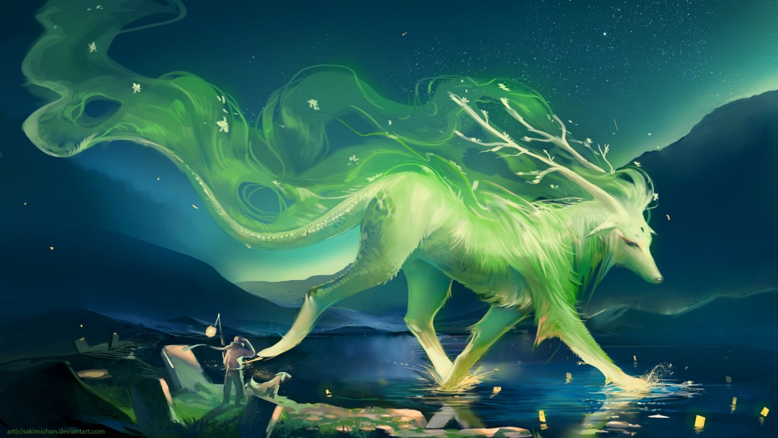 Mythical Wolf Drawings Wallpapers