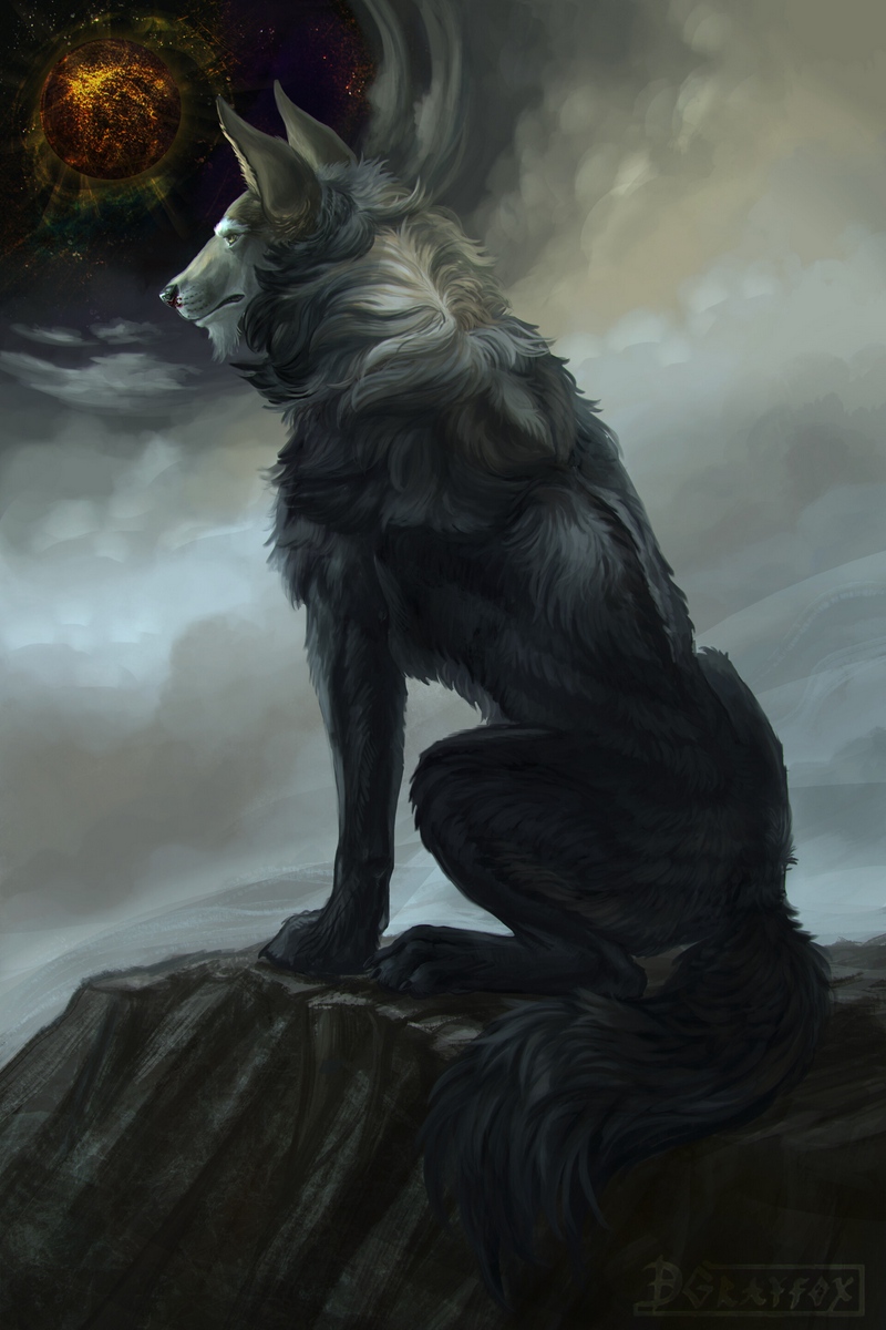 Mythical Wolf Drawings Wallpapers