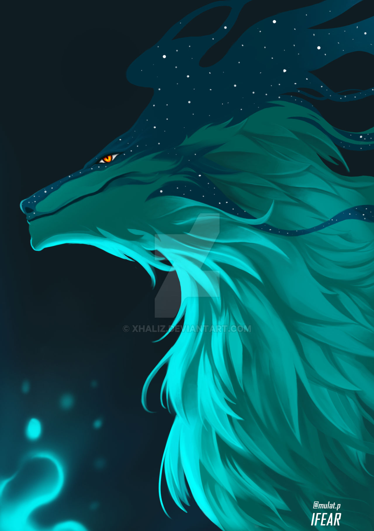 Mythical Wolf Drawings Wallpapers