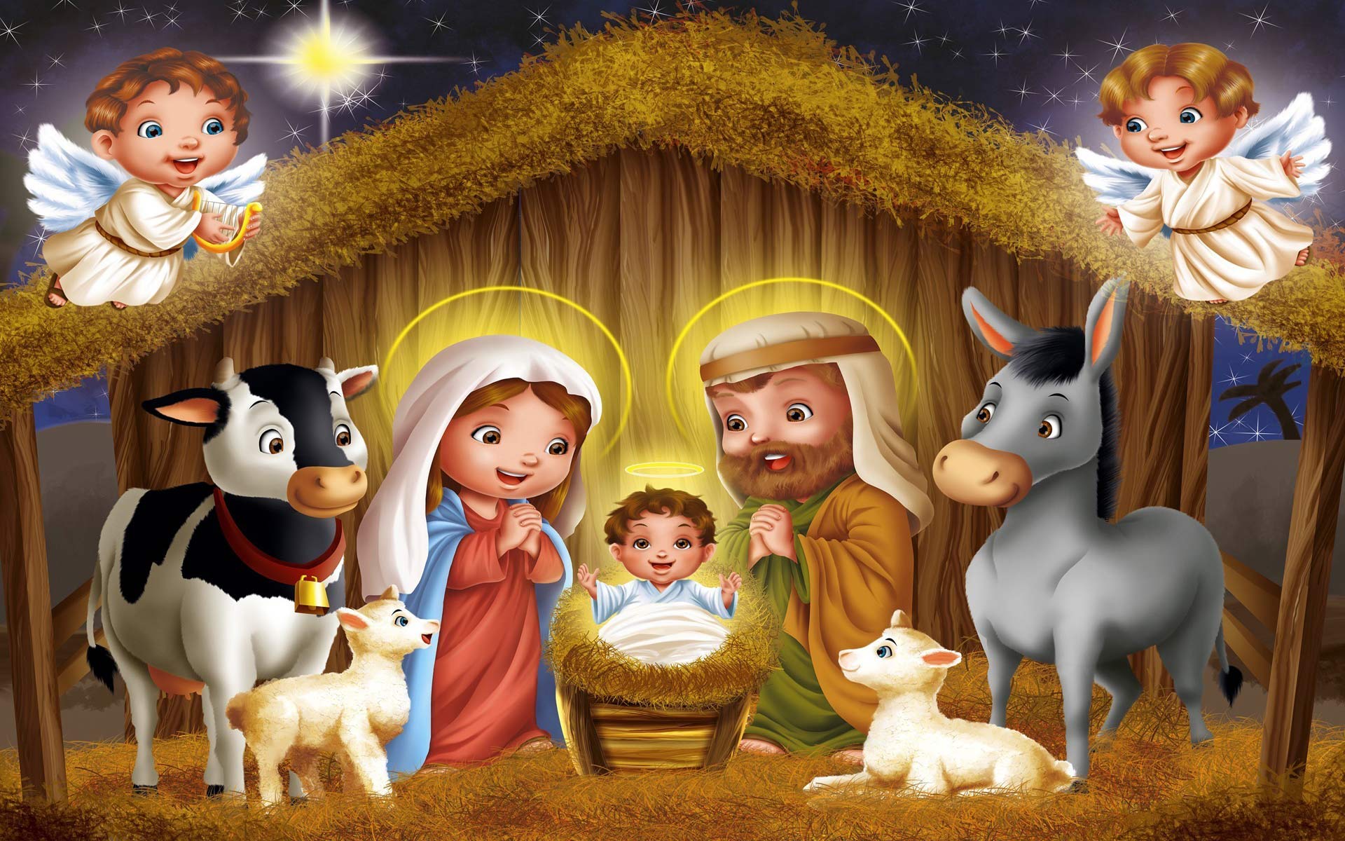 Nativity Scene Wallpapers