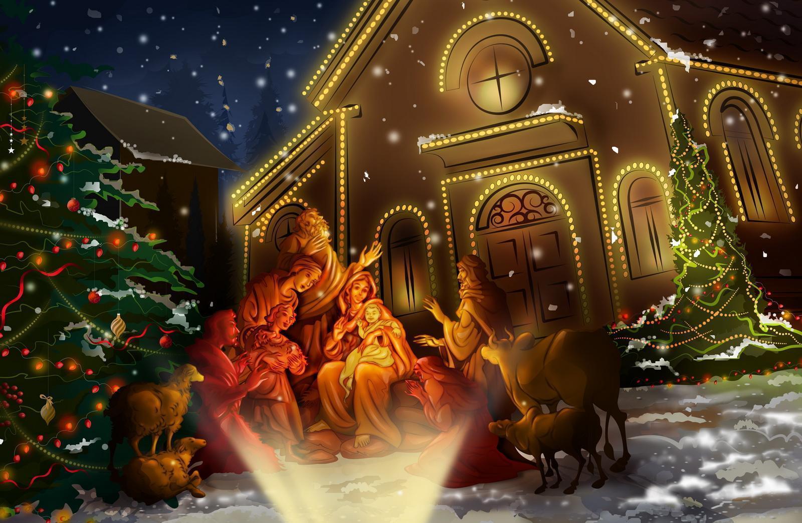 Nativity Scene Wallpapers