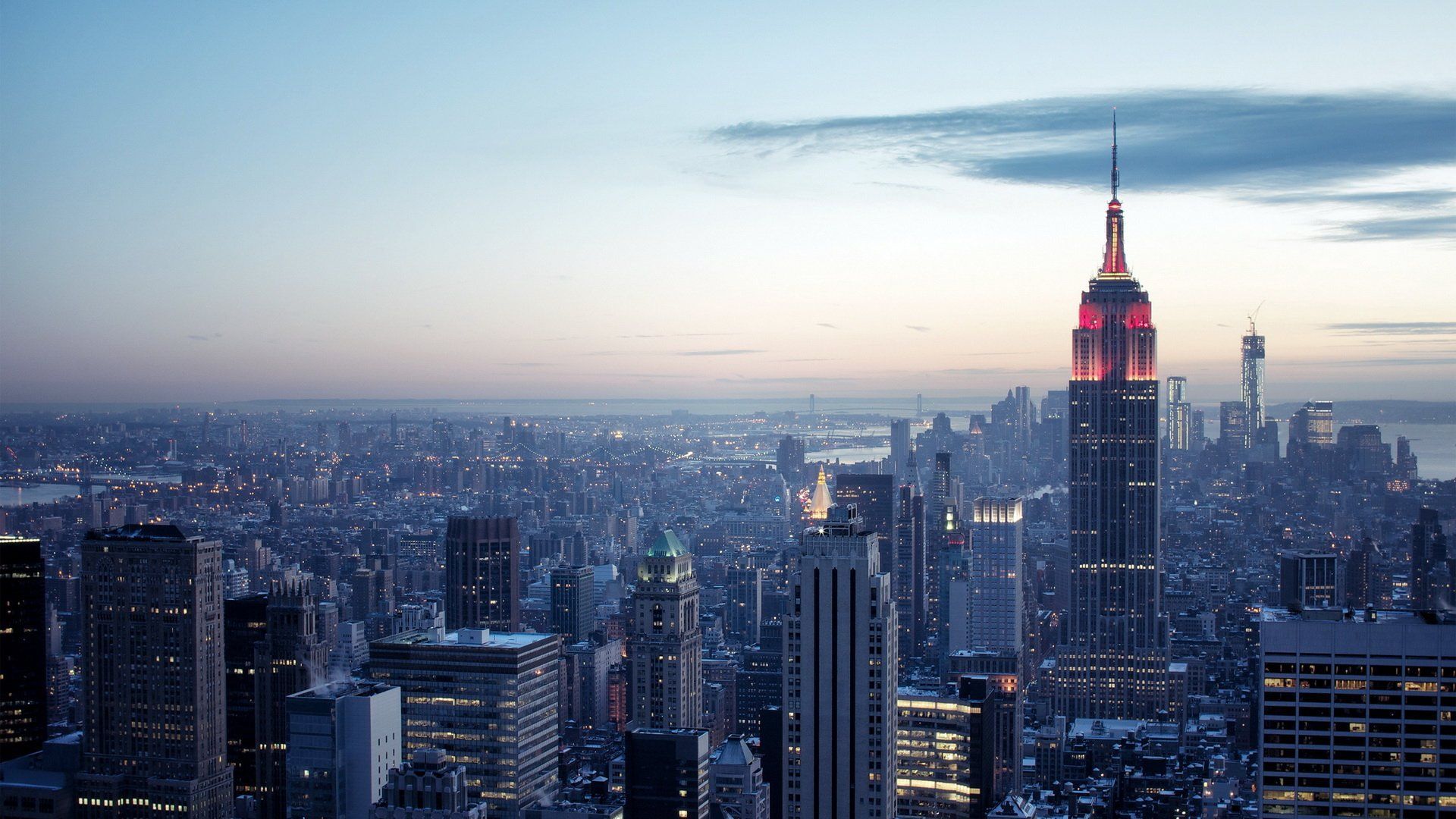 New York City Skyline Widescreen Wallpapers