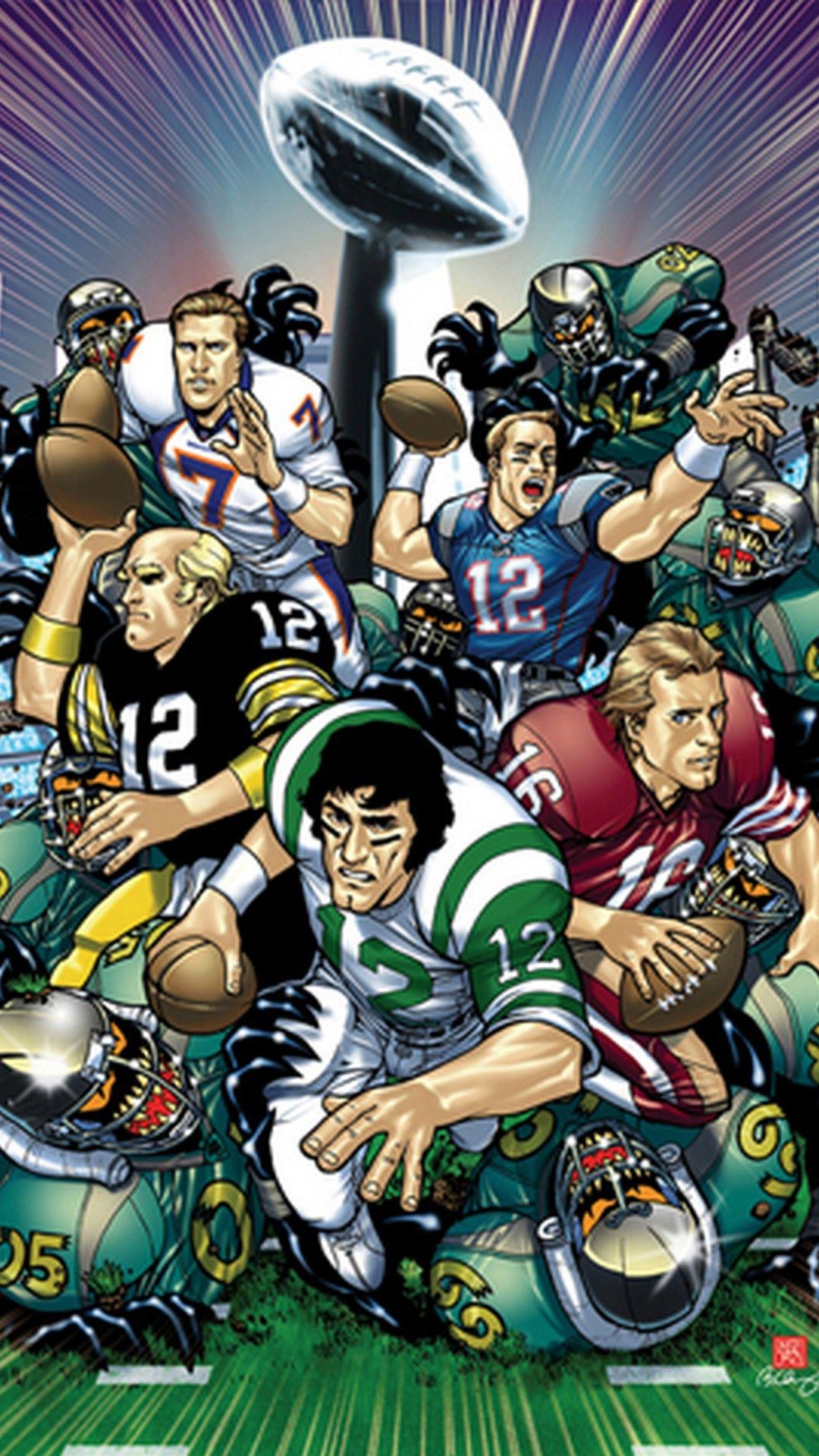 Nfl Cartoon Drawings Wallpapers