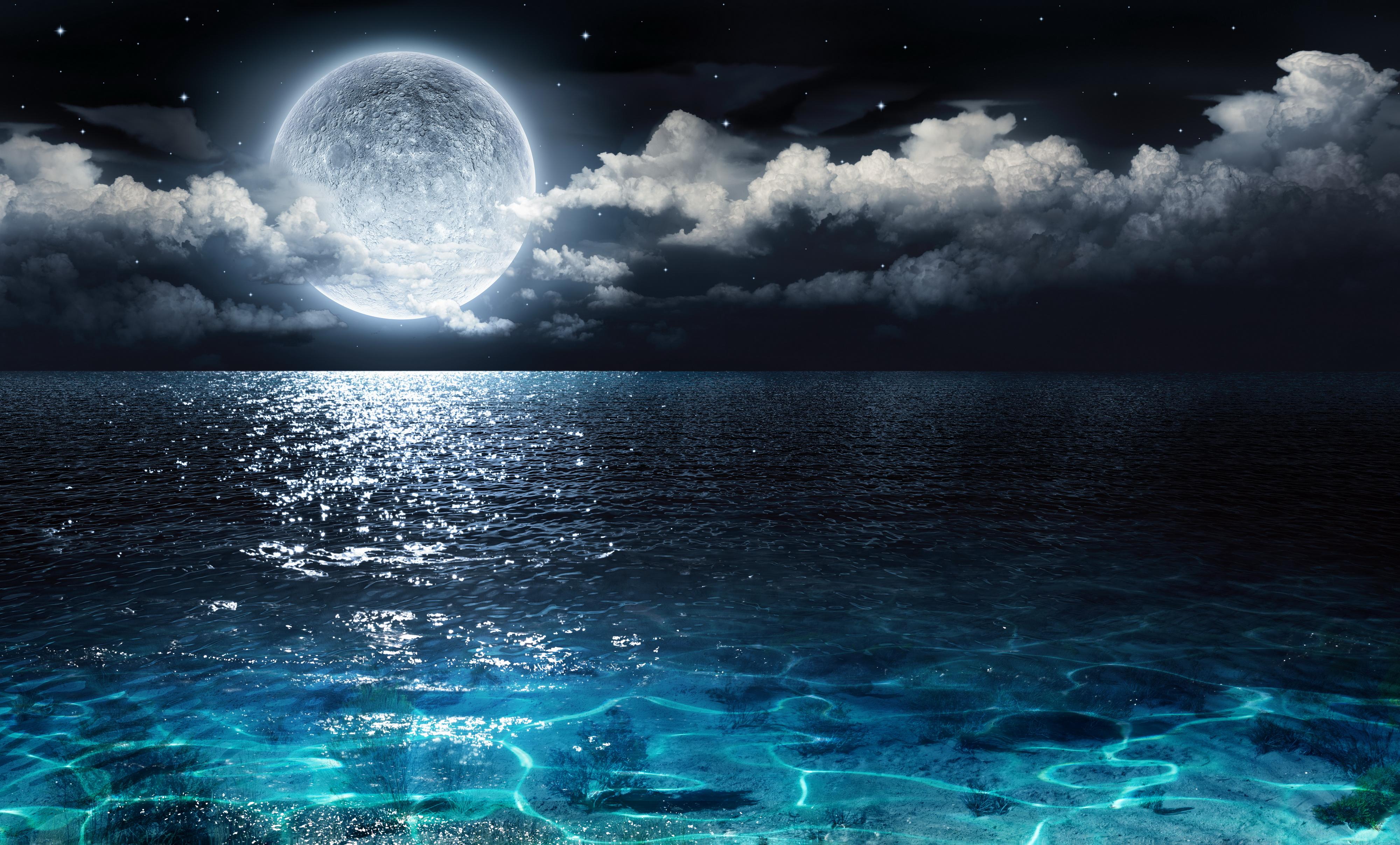 Night Sky Ocean Wallpapers