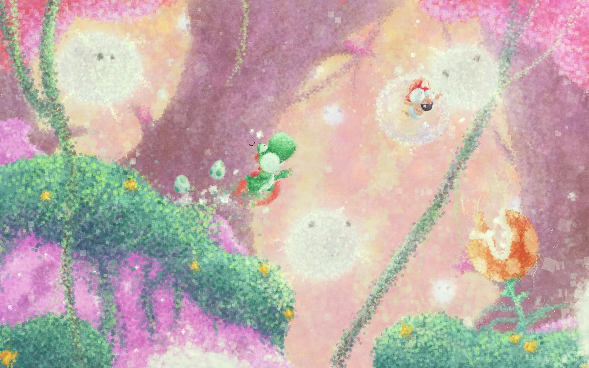 Nintendo Watercolor Wallpapers