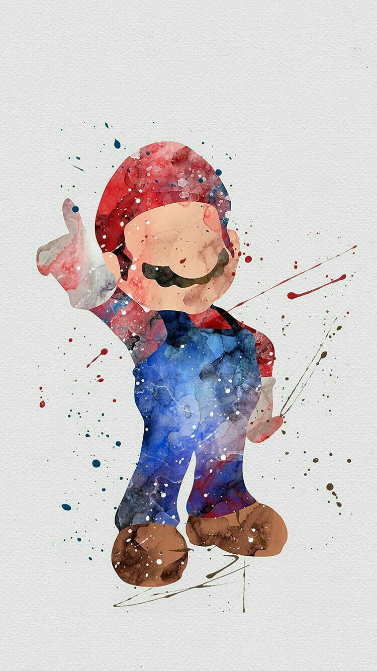 Nintendo Watercolor Wallpapers