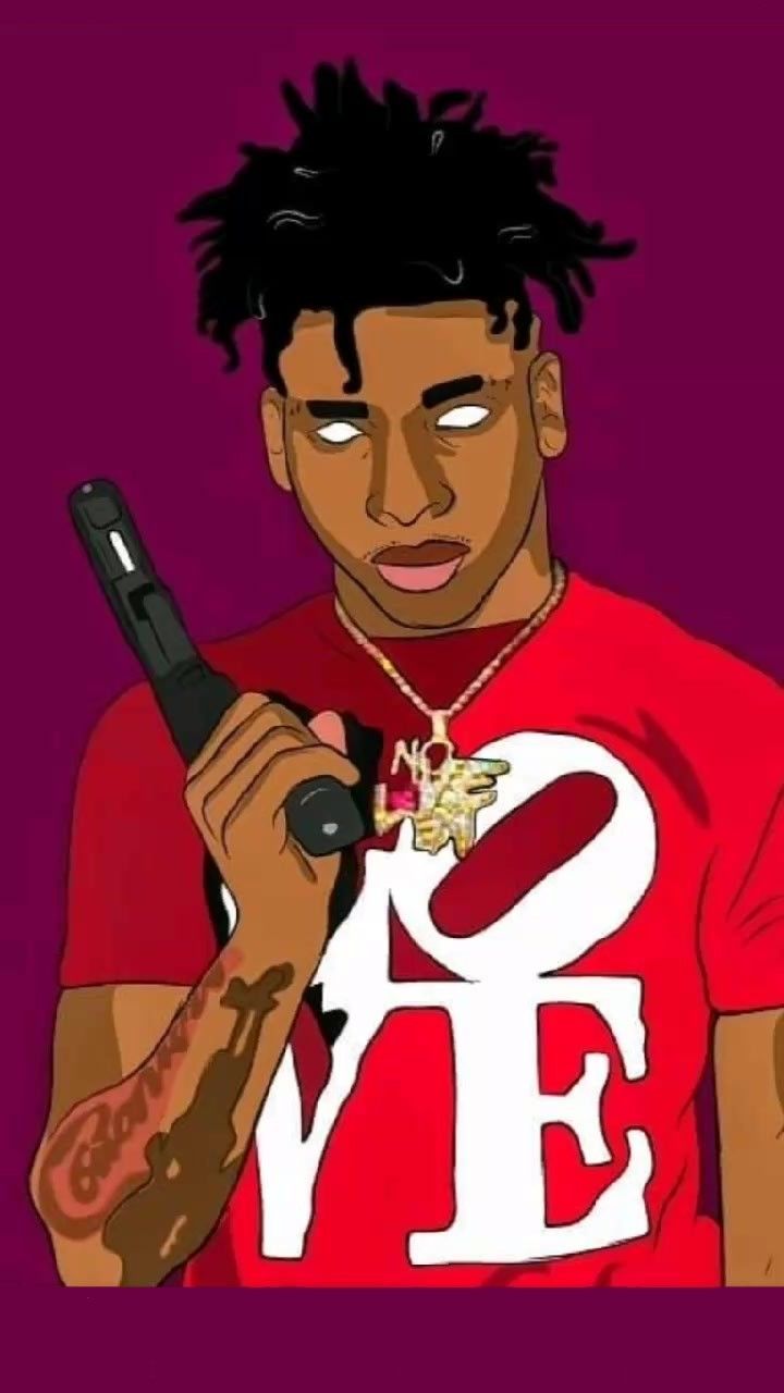 Nle Choppa Cartoon Wallpapers