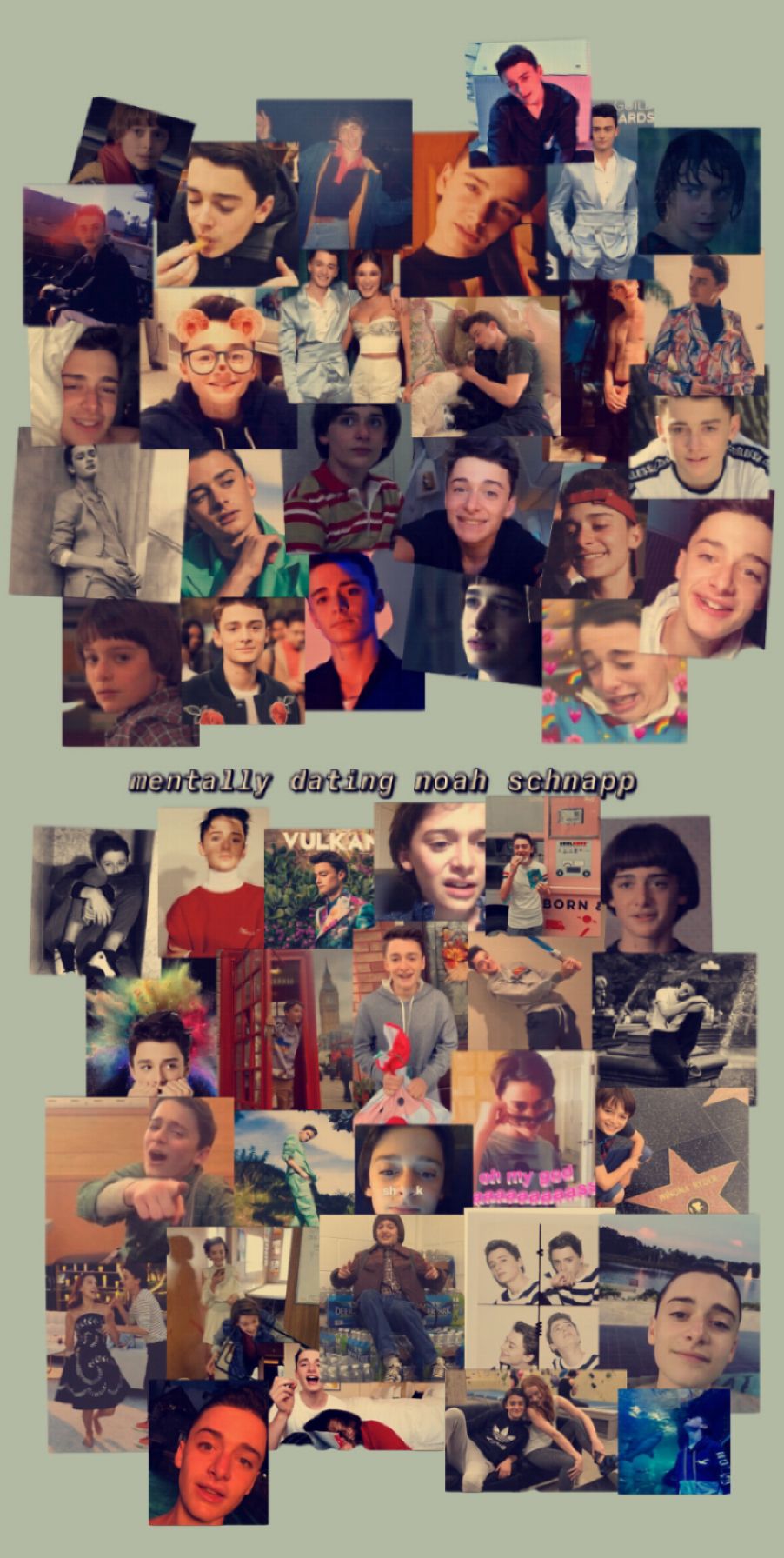 Noah Schnapp Collage Wallpapers