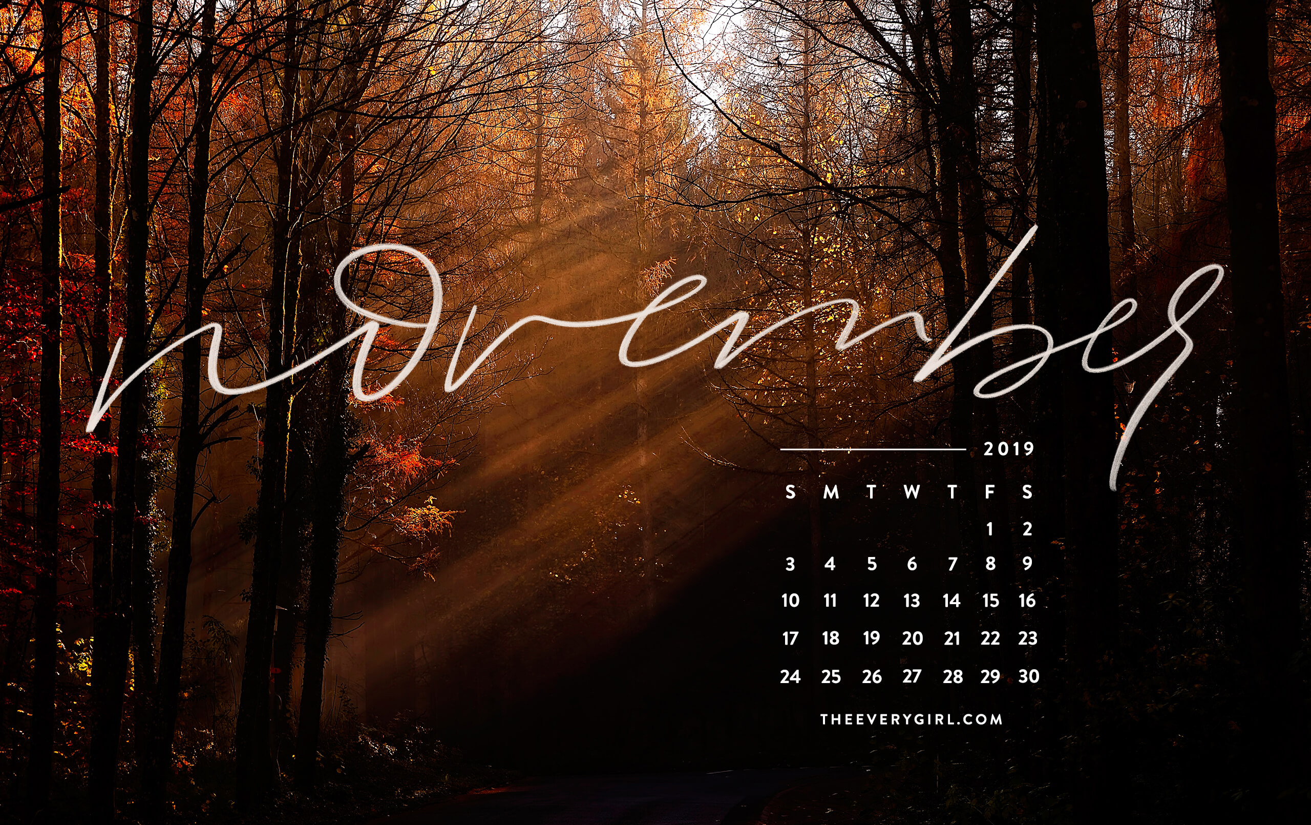 November 2019 Desktop Wallpapers