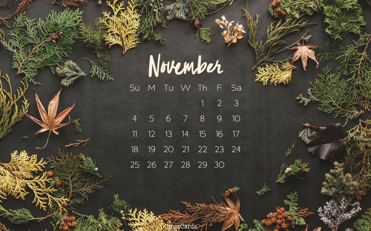 November 2020 Calendar Wallpapers