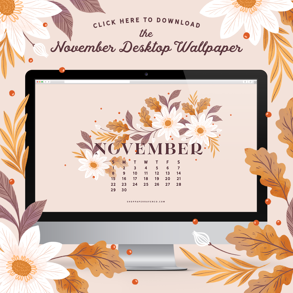 November 2020 Calendar Wallpapers