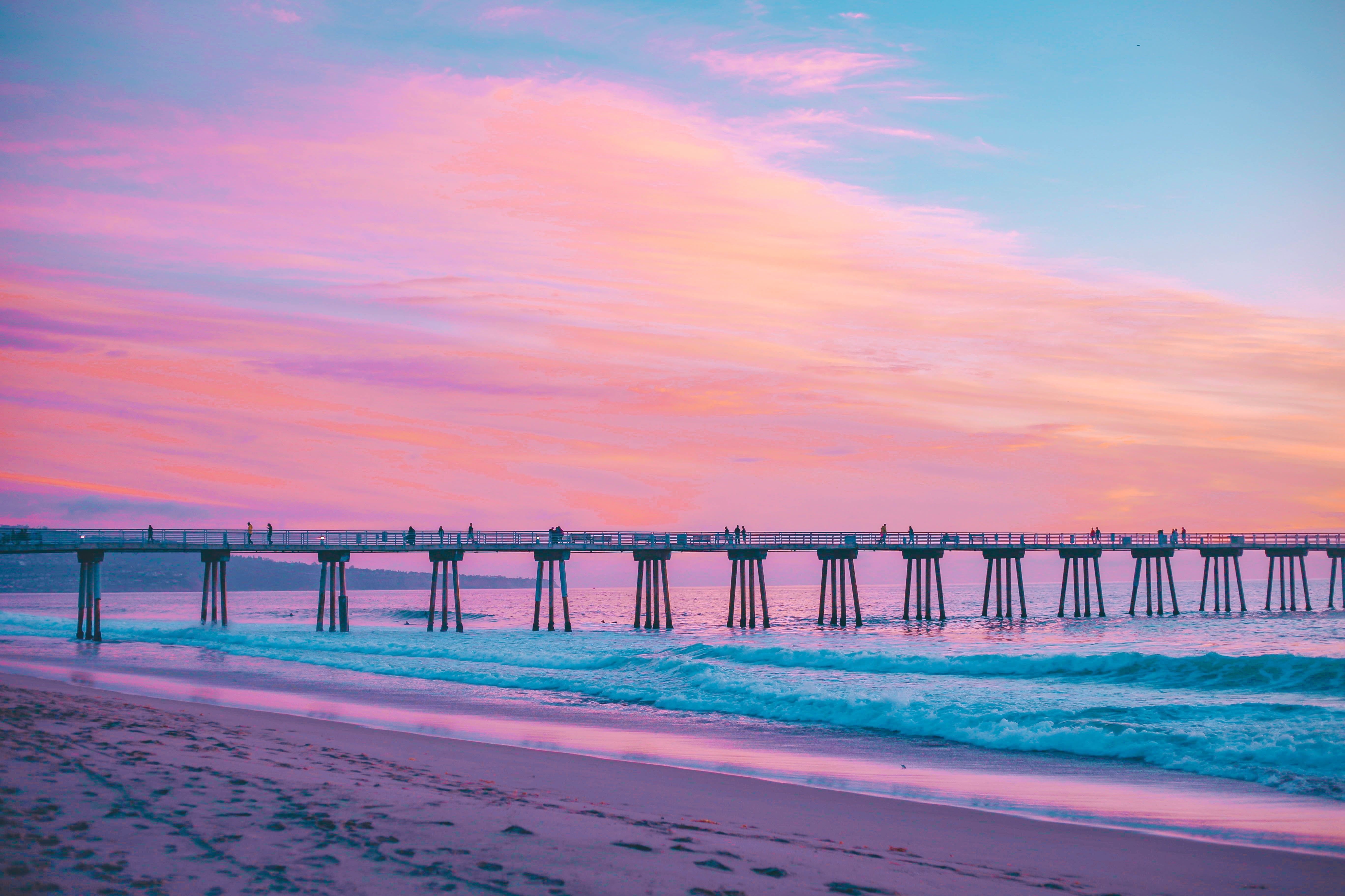 Ocean Boardwalk Wallpapers