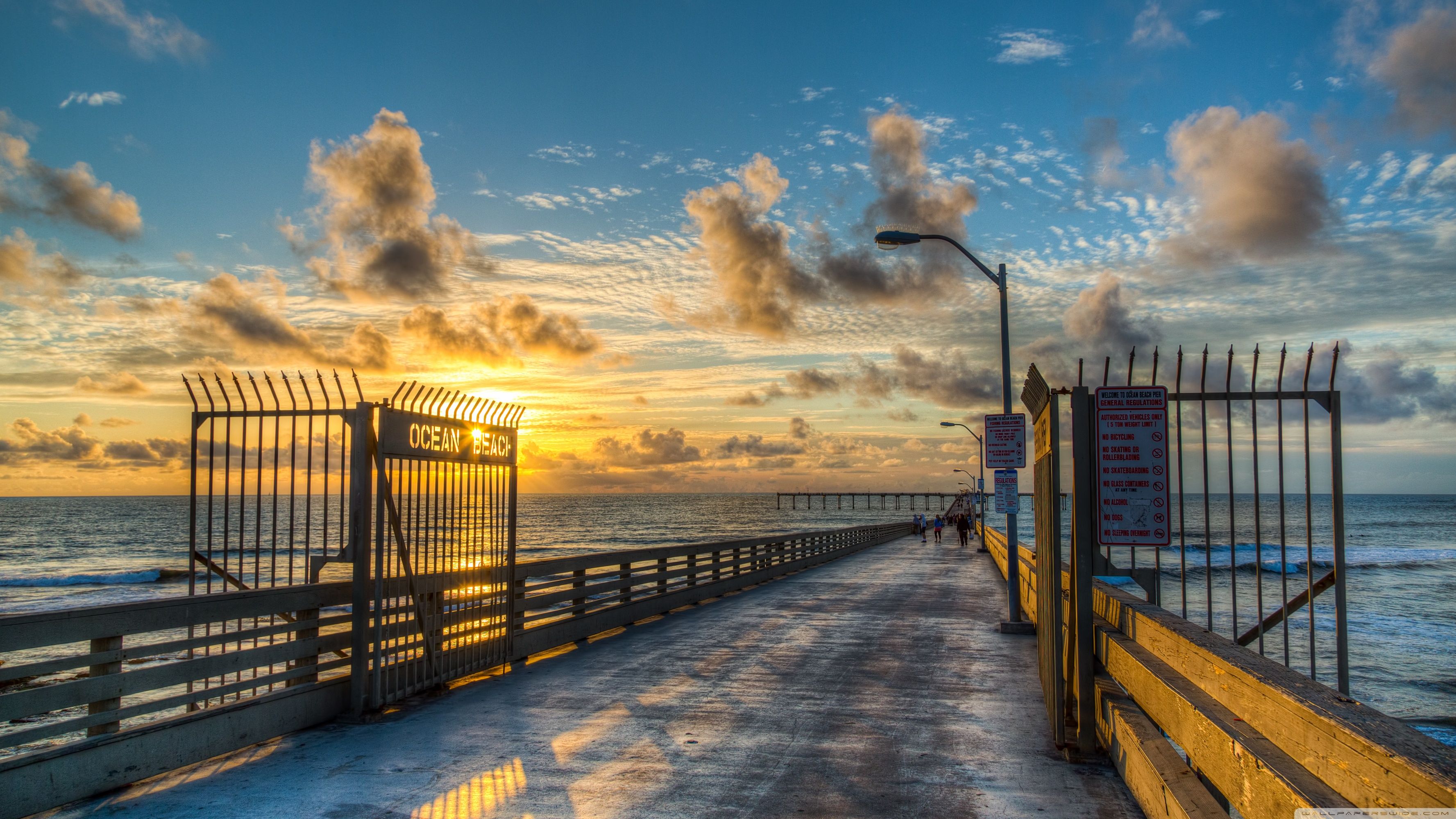 Ocean Boardwalk Wallpapers