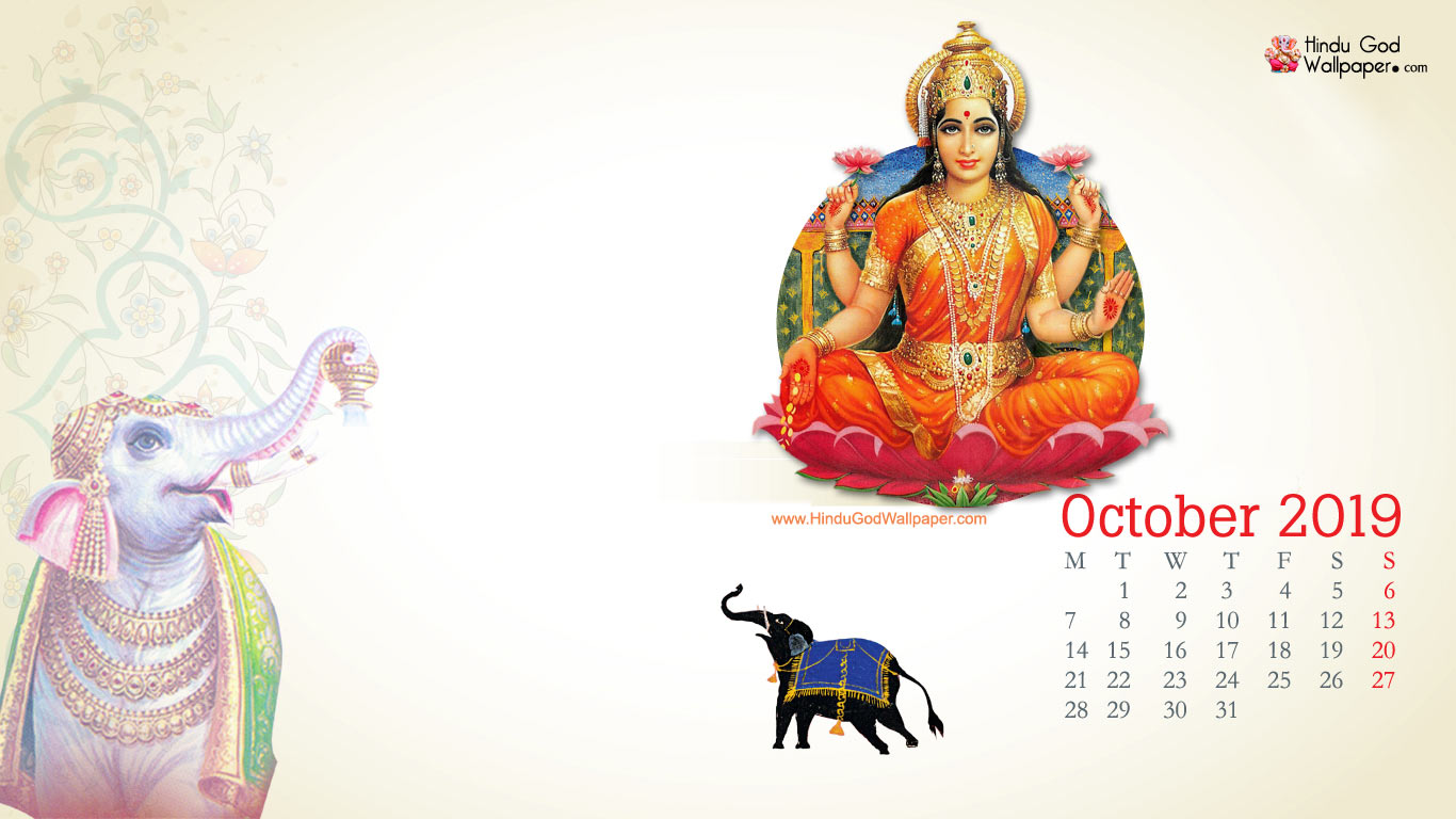 October 2019 Calendar Wallpapers