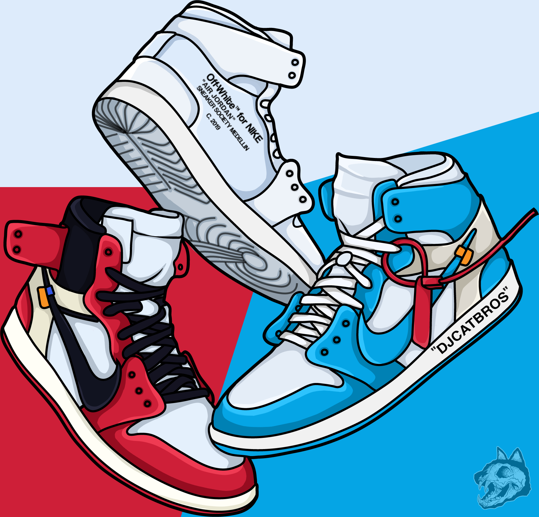 Off White Jordan 1 Unc Wallpapers