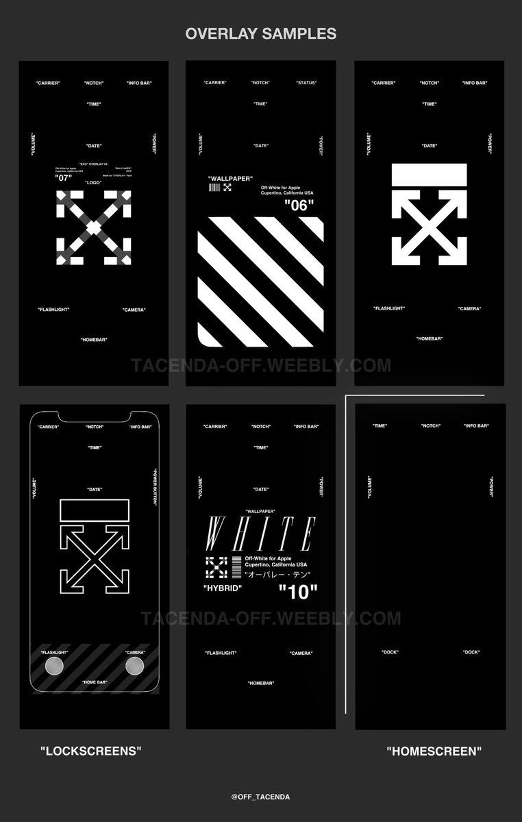 Off White Lock Screen Wallpapers