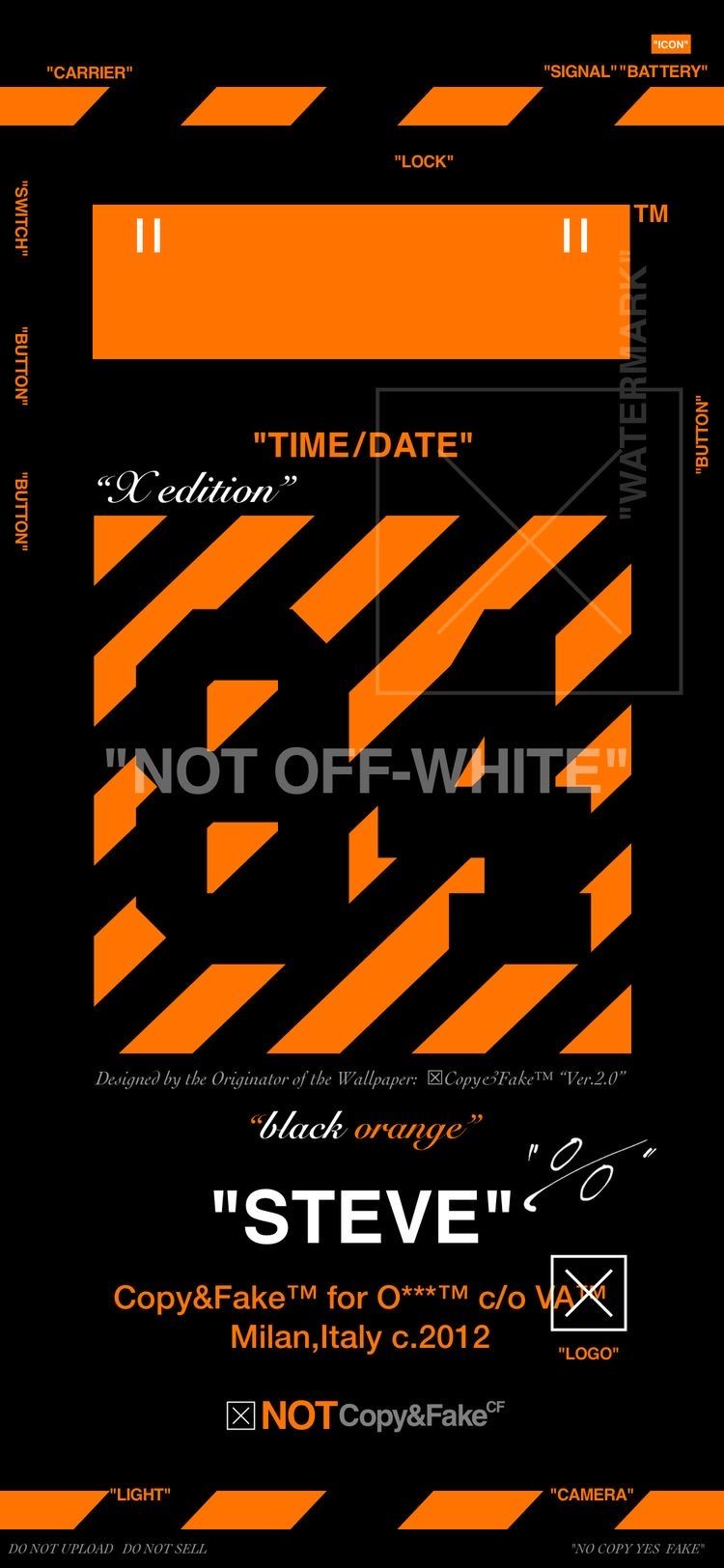 Off White Lock Screen Wallpapers