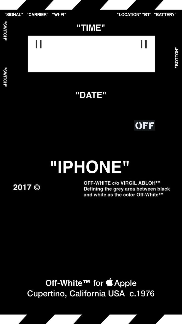 Off White Lock Screen Wallpapers