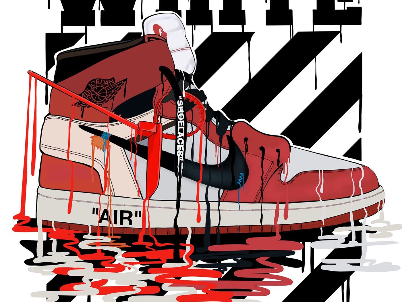 Off White Shoe Wallpapers