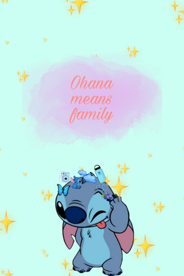 Ohana Stitch Drawing Wallpapers