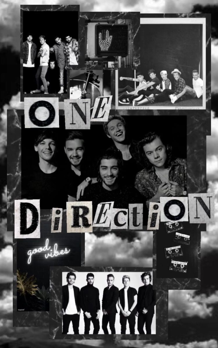 One Direction Black And White Wallpapers