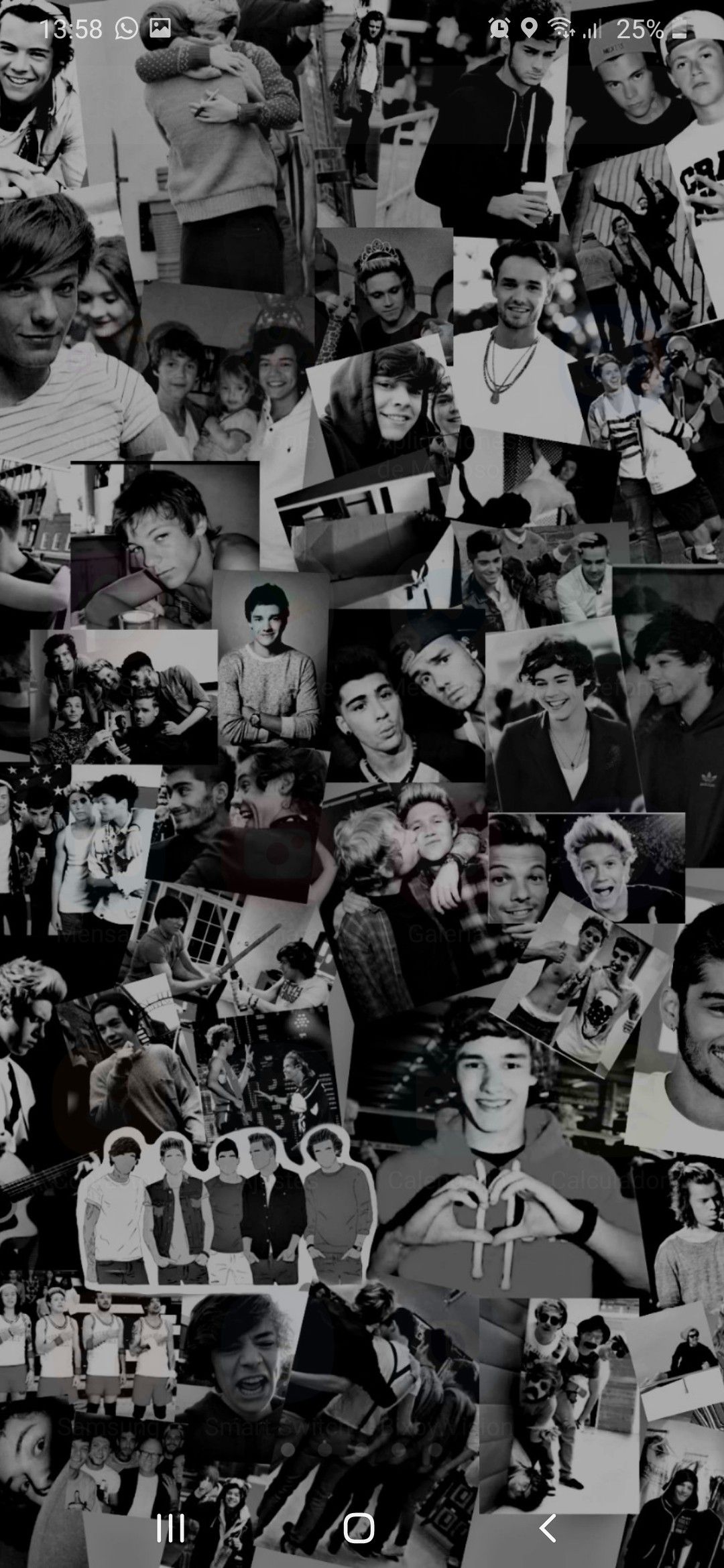 One Direction Black And White Wallpapers