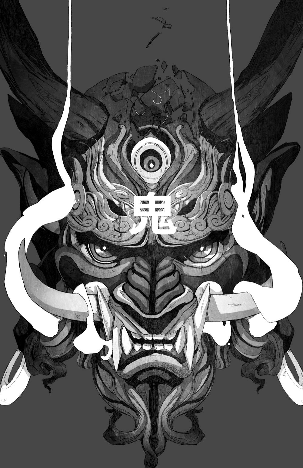 Oni Black White Wallpapers