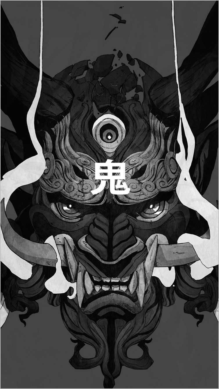 Oni Black White Wallpapers