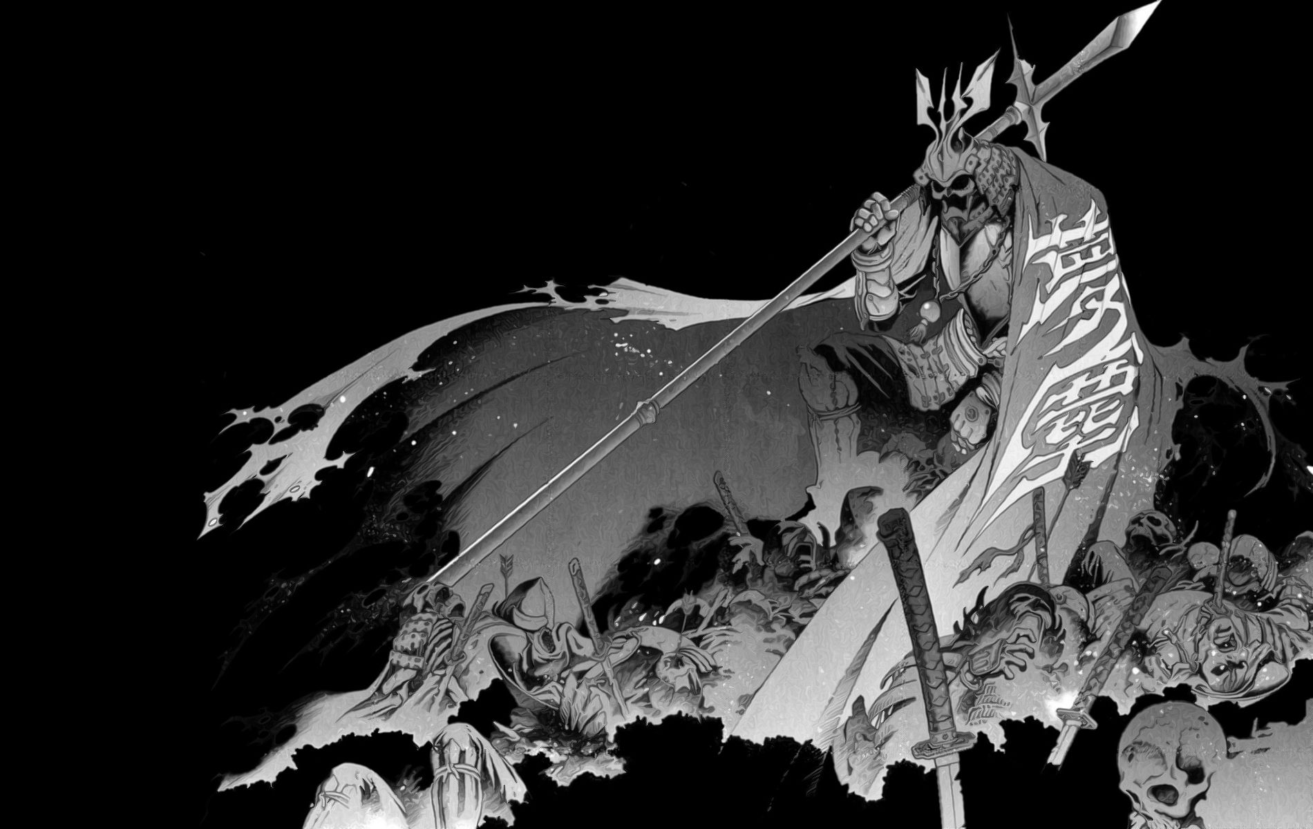 Oni Black White Wallpapers