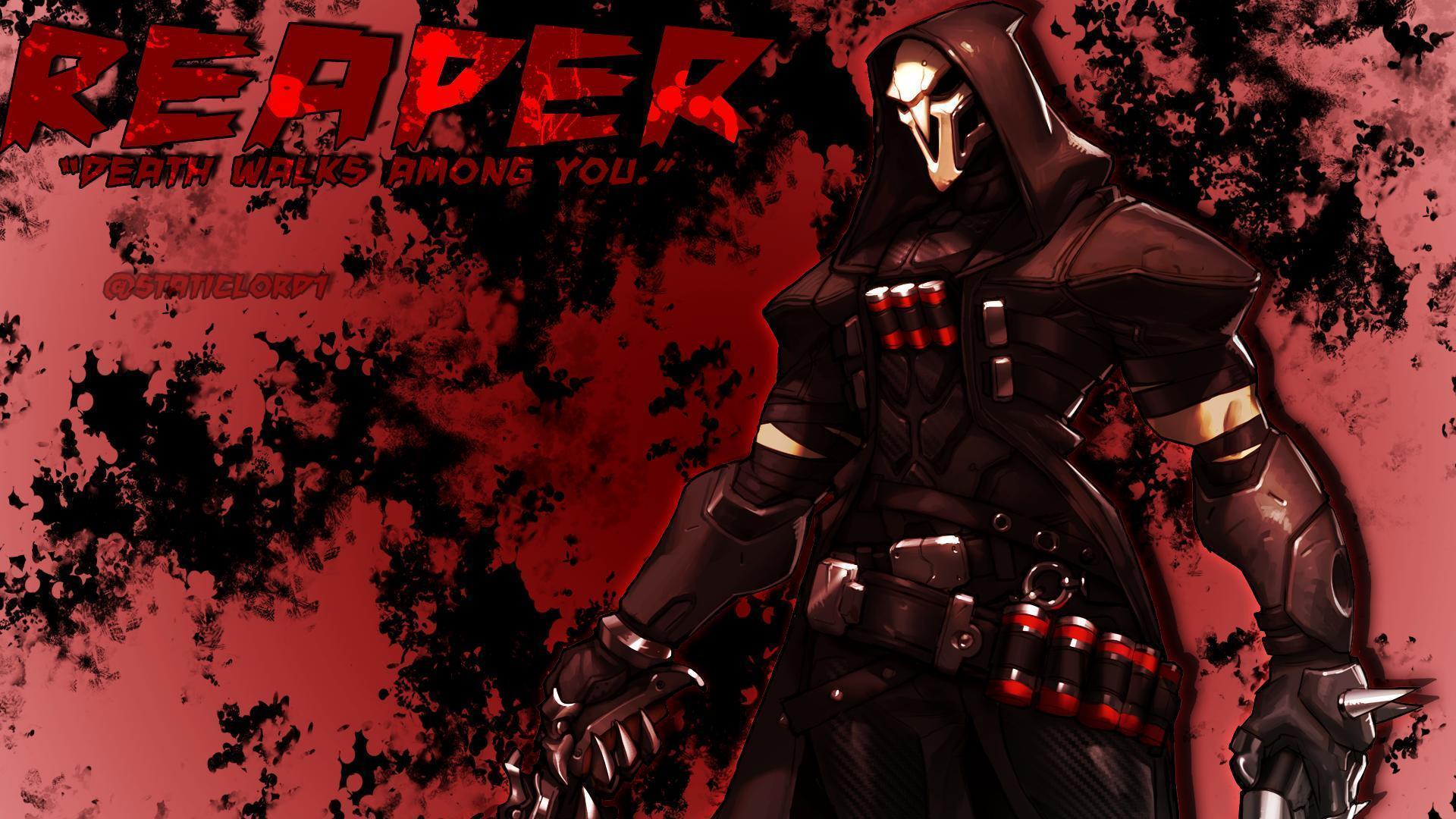 Overwatch Reaper 1920X1080 Wallpapers