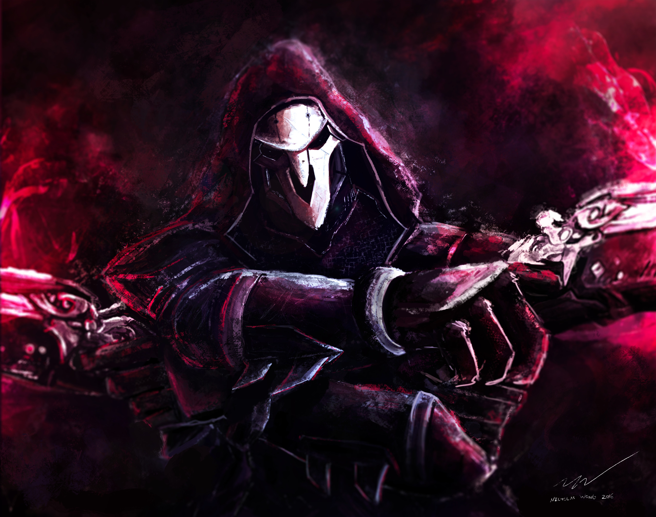 Overwatch Reaper 1920X1080 Wallpapers