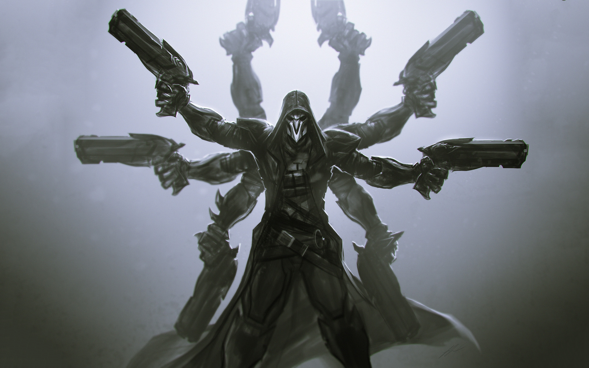 Overwatch Reaper 1920X1080 Wallpapers