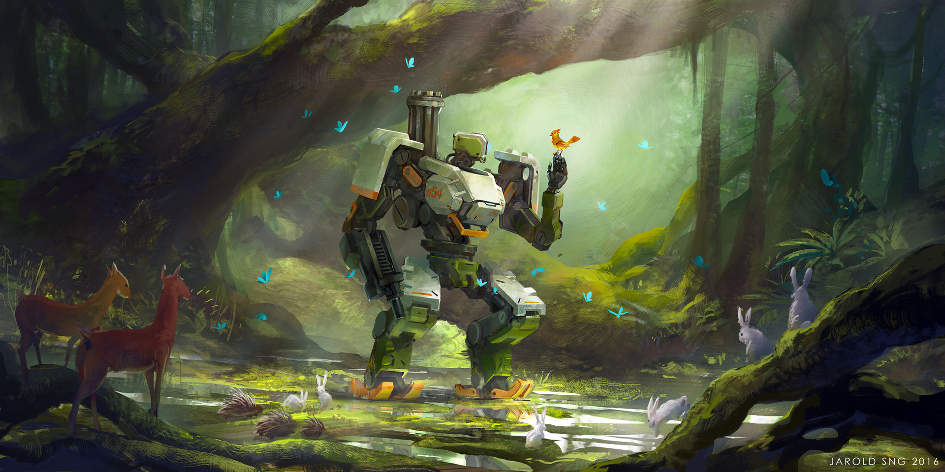 Overwatch Bastion Wallpapers