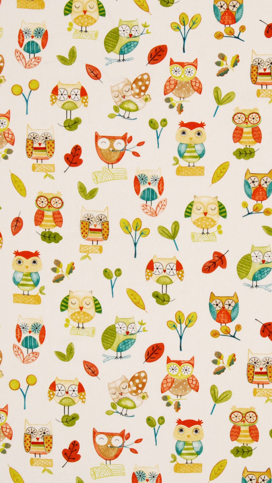 Owl Pattern Wallpapers