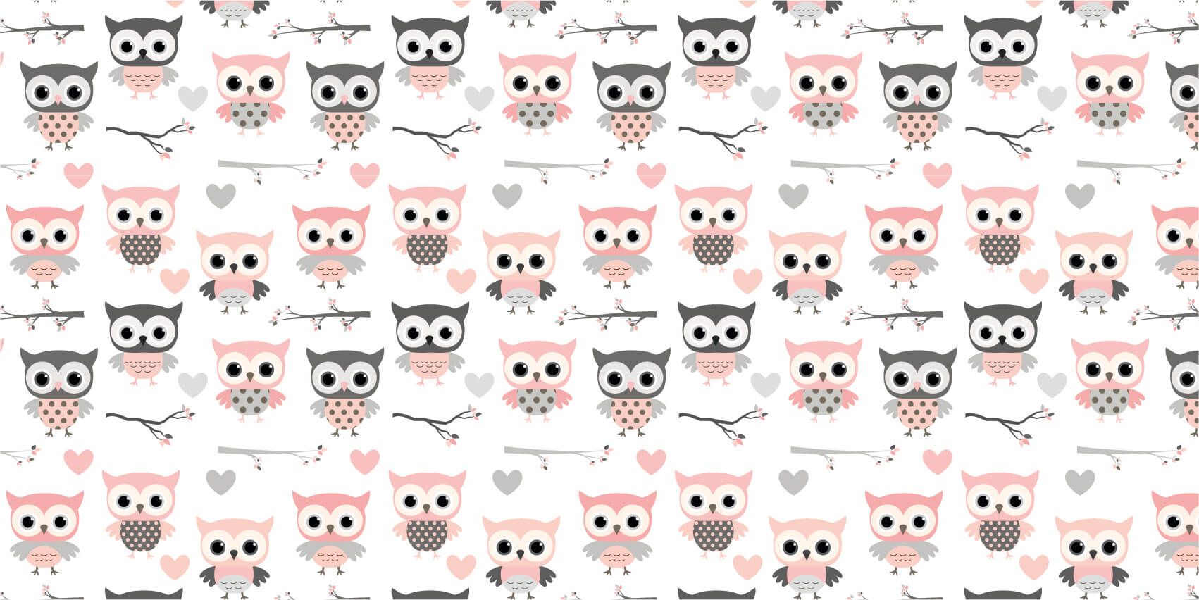 Owl Pattern Wallpapers