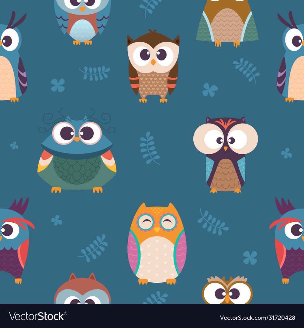 Owl Pattern Wallpapers