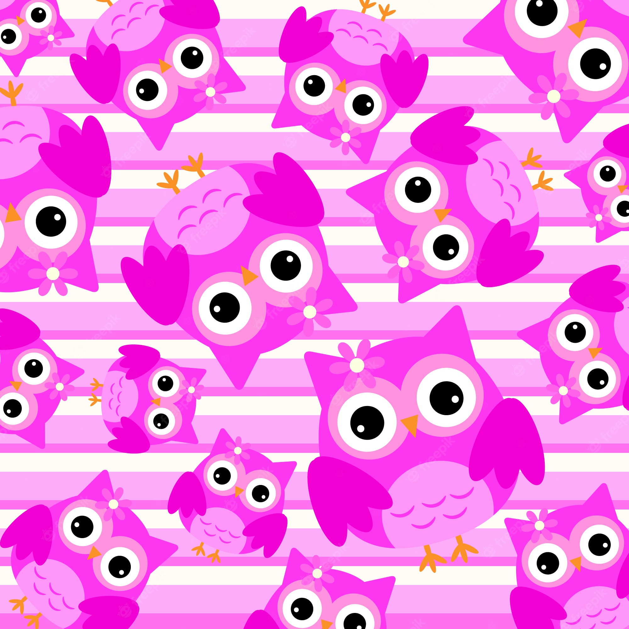 Owl Pattern Wallpapers